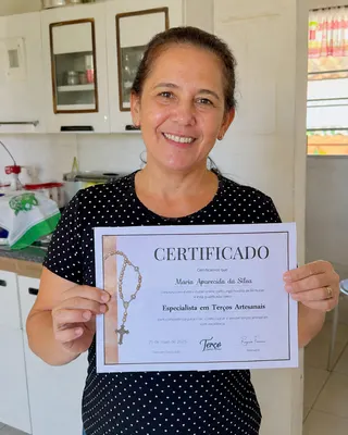 Certificado de conclusão de aluna