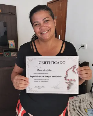 Certificado de conclusão de aluna