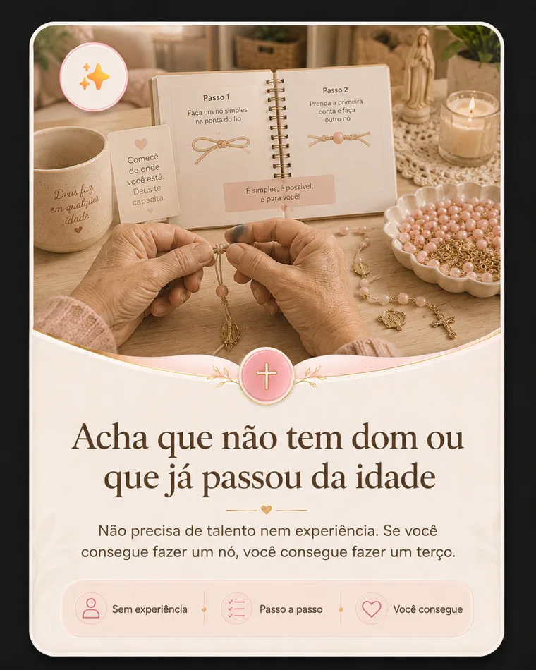Acha que não tem dom ou que já passou da idade