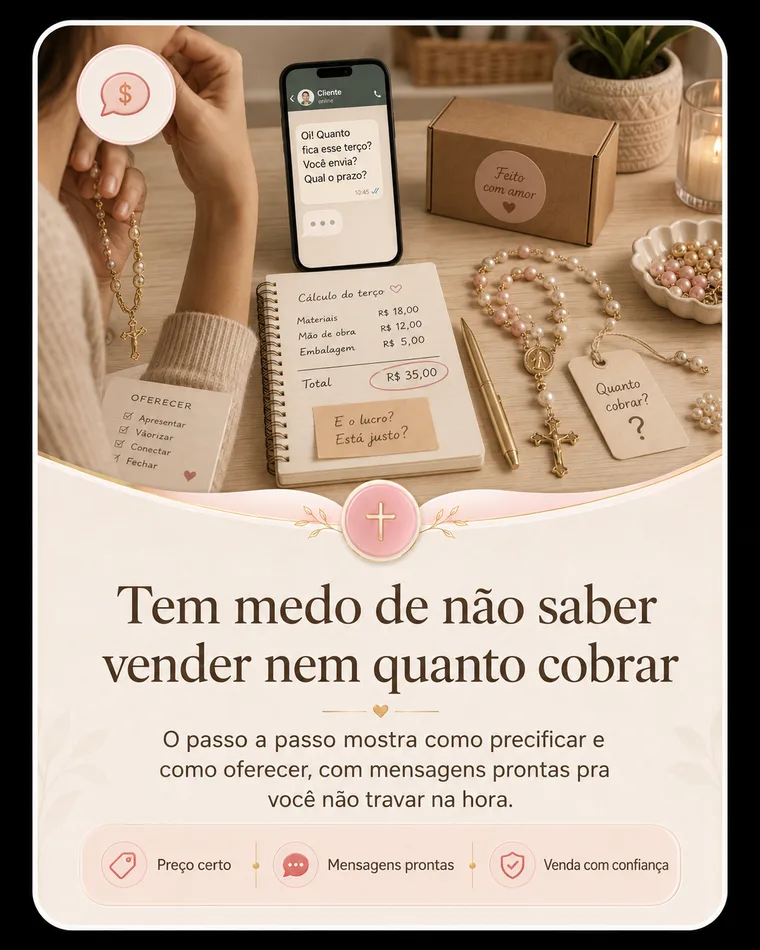 Tem medo de não saber vender nem quanto cobrar