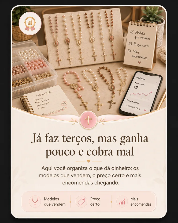 Já faz terços, mas ganha pouco e cobra mal